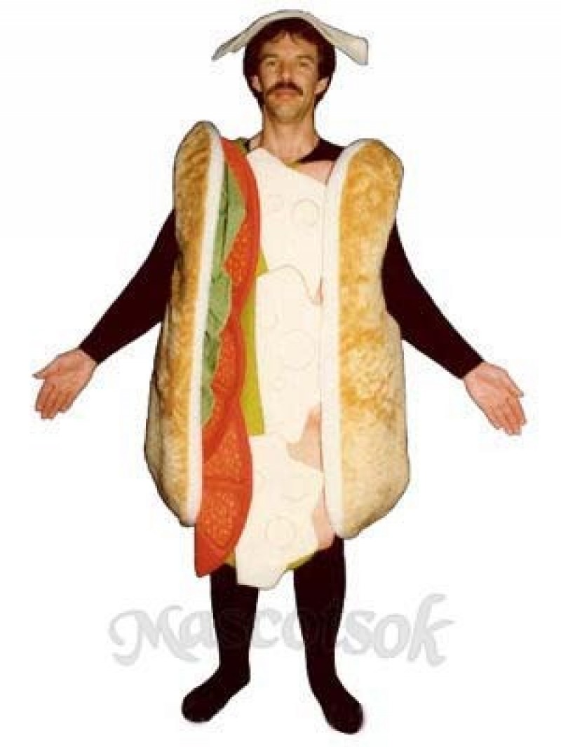 Sub Sandwich Mascot Costume