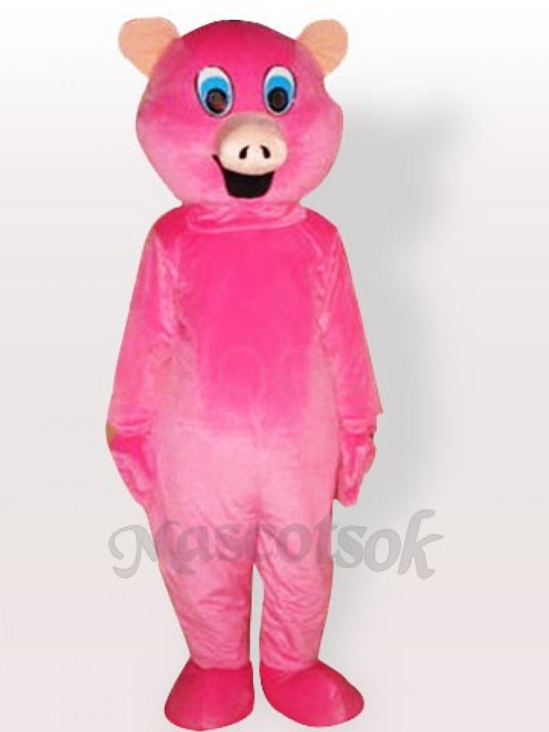 Pink Pig Adult Mascot Costume