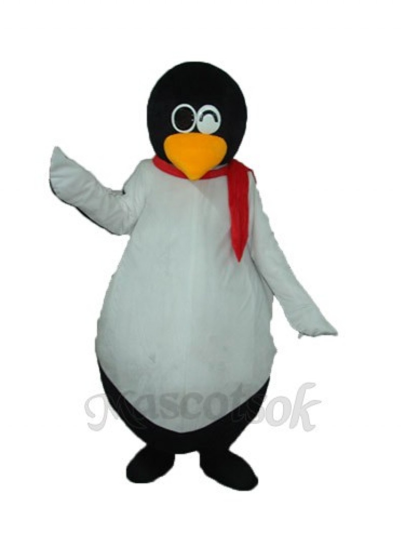 Penguin QQ Mascot Adult Costume
