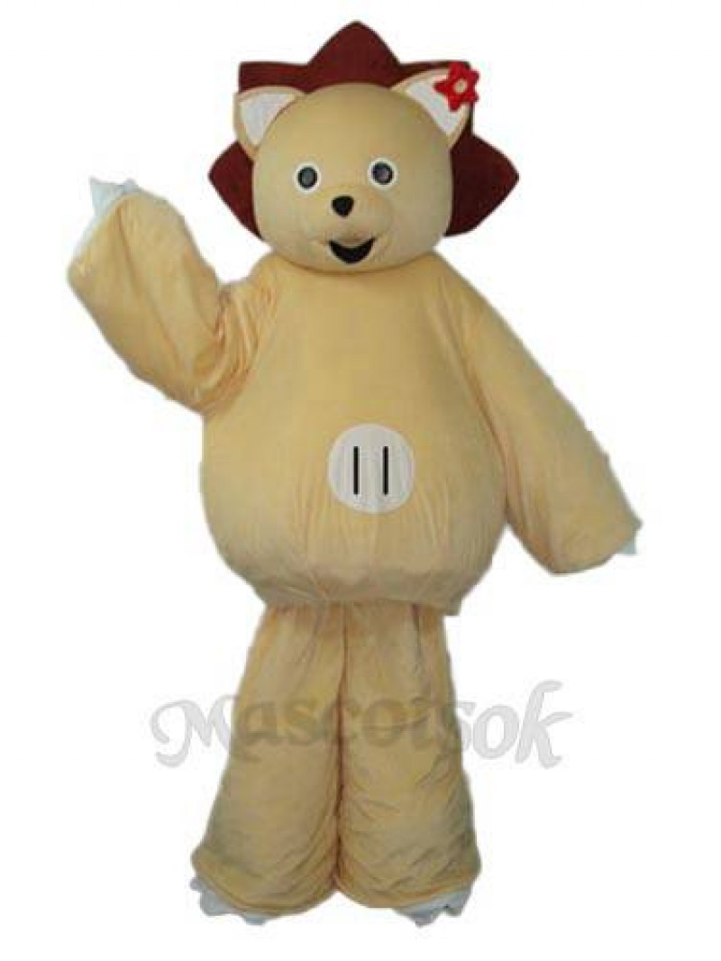 Modified Version of Golden Lion Mascot Adult Costume