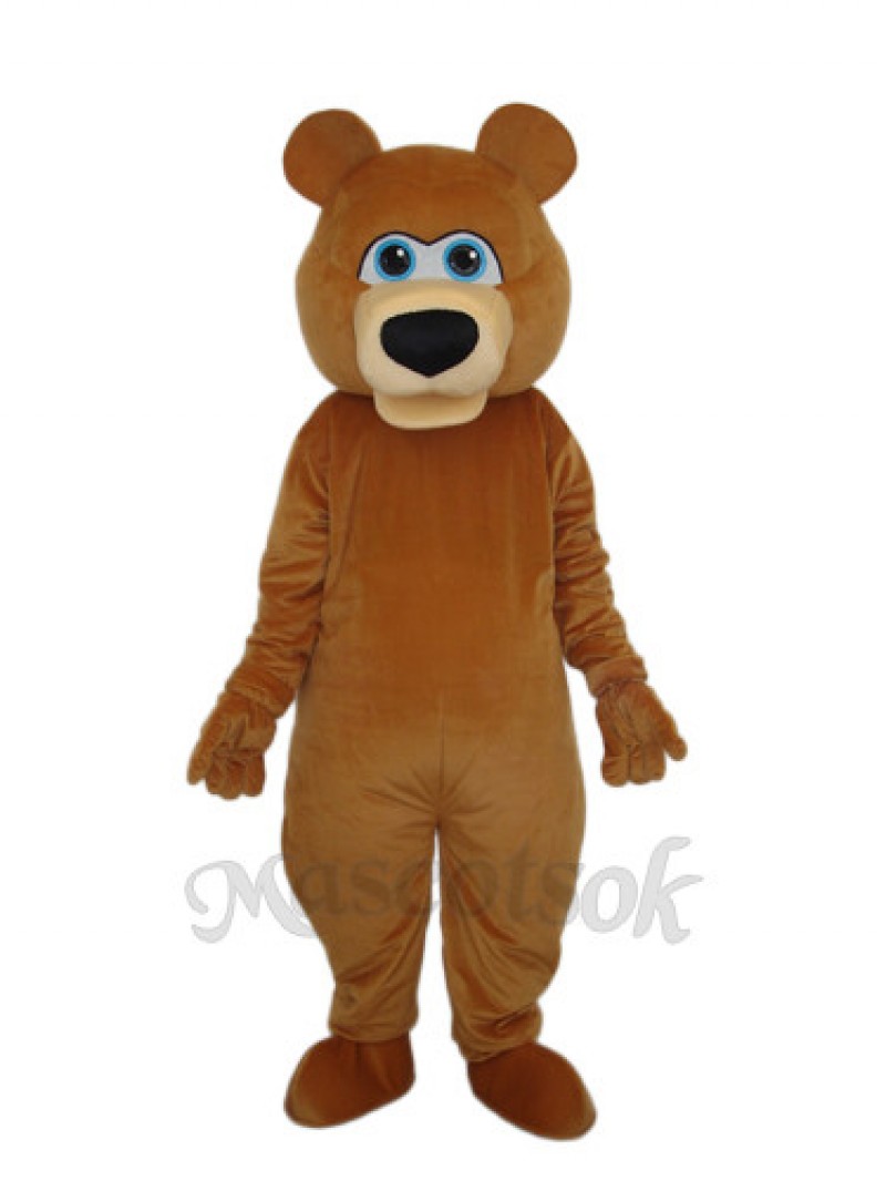 Brown Bear Adult Mascot Funny Costume