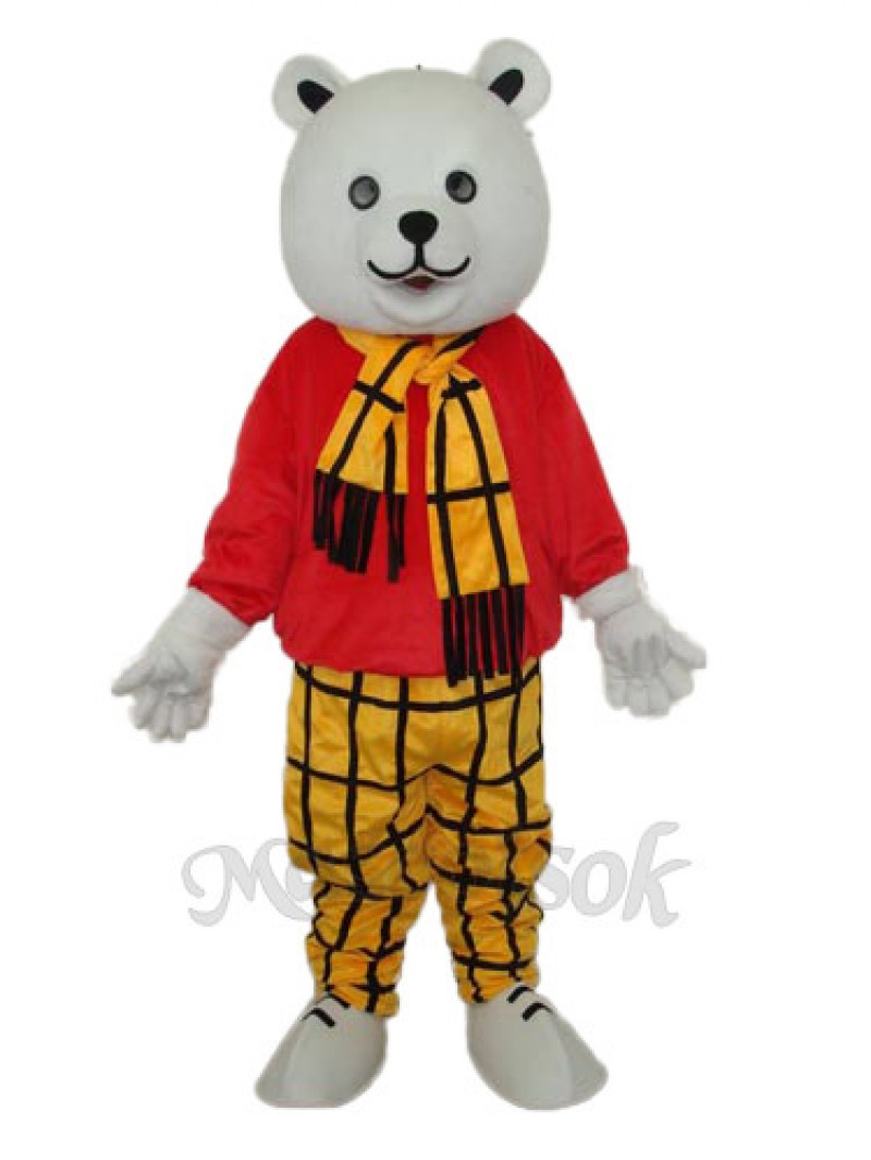 Free Bear Mascot Adult Costume