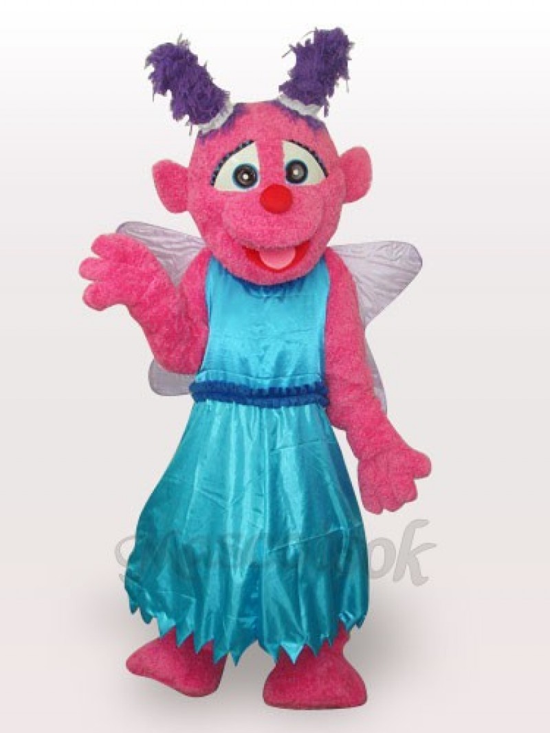 Butterfly Short Plush Adult Mascot Costume
