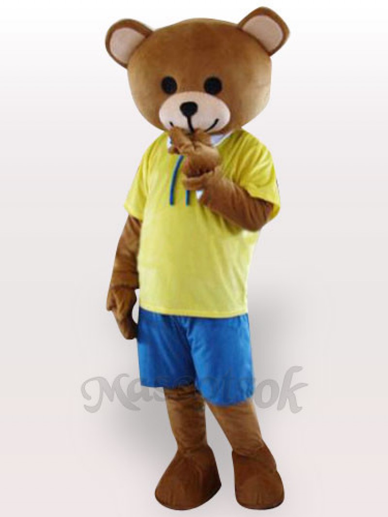 Teddy Bear Adult Mascot Costume