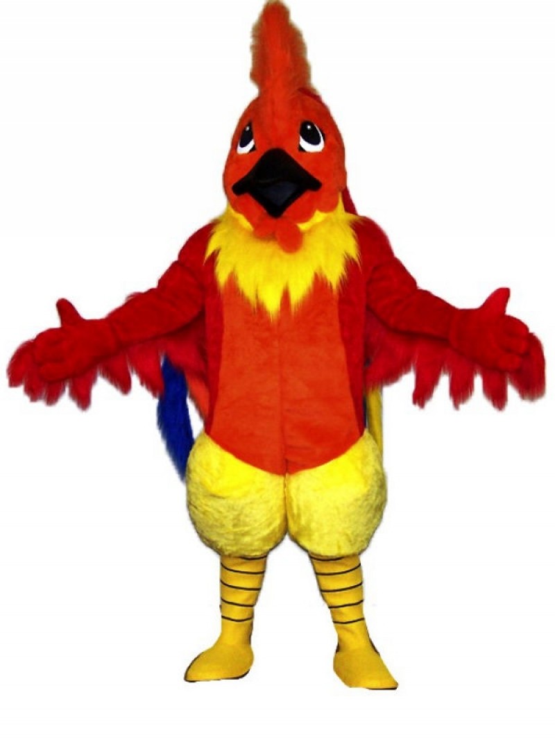 High Quality Red Rooster Mascot Costume
