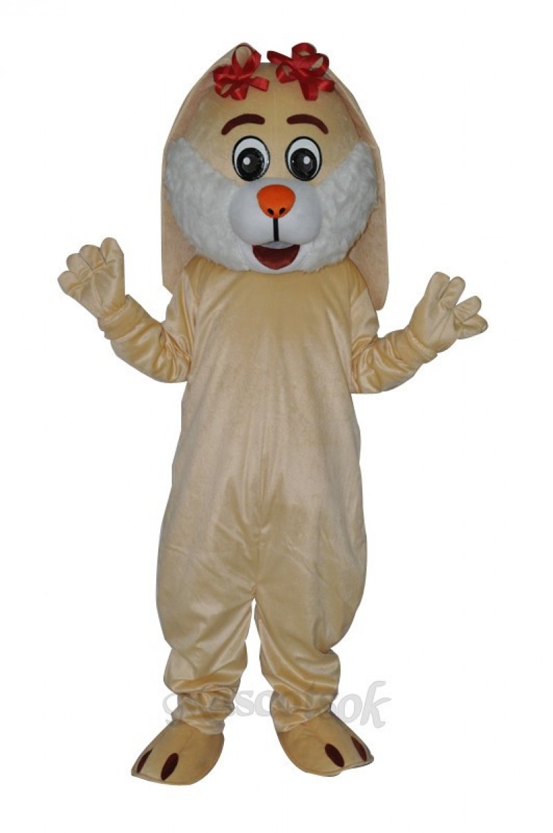 Easter Lovely Rabbit Adult Mascot Costume