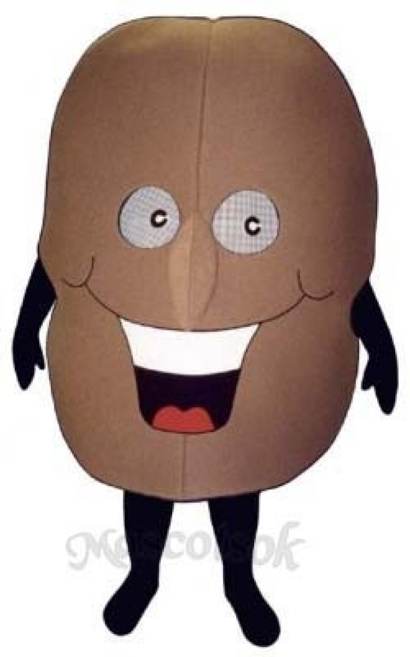 Coffee Bean Mascot Costume