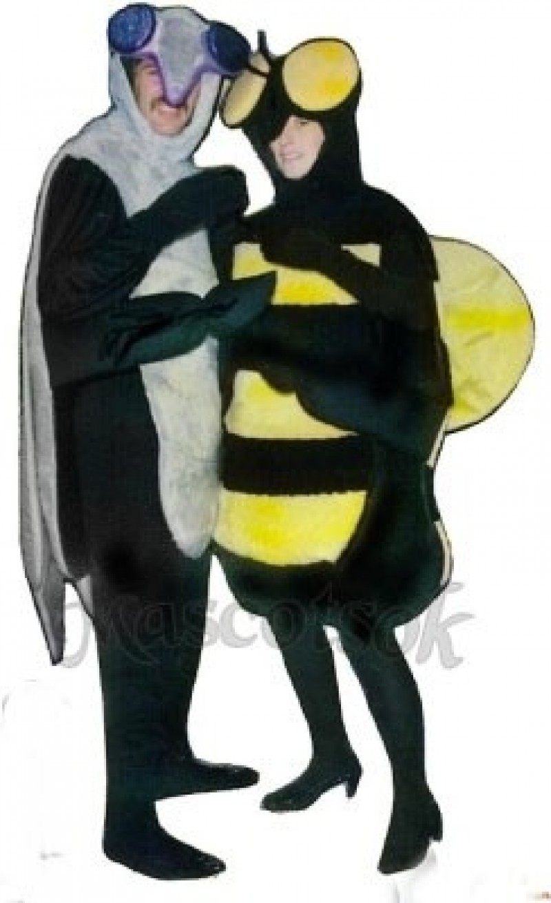 Mosquito(on the left) Mascot Costume