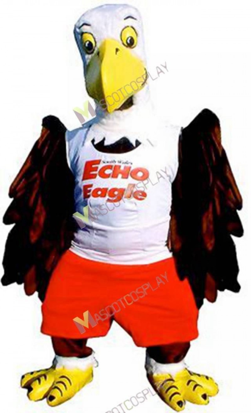 High Quality Adult Eagle with Brown Wings Mascot Costume