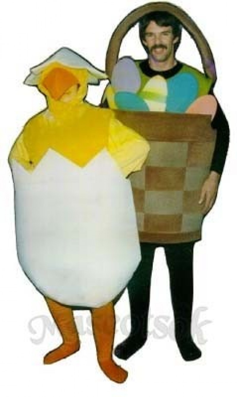 Basket of Eggs Mascot Costume