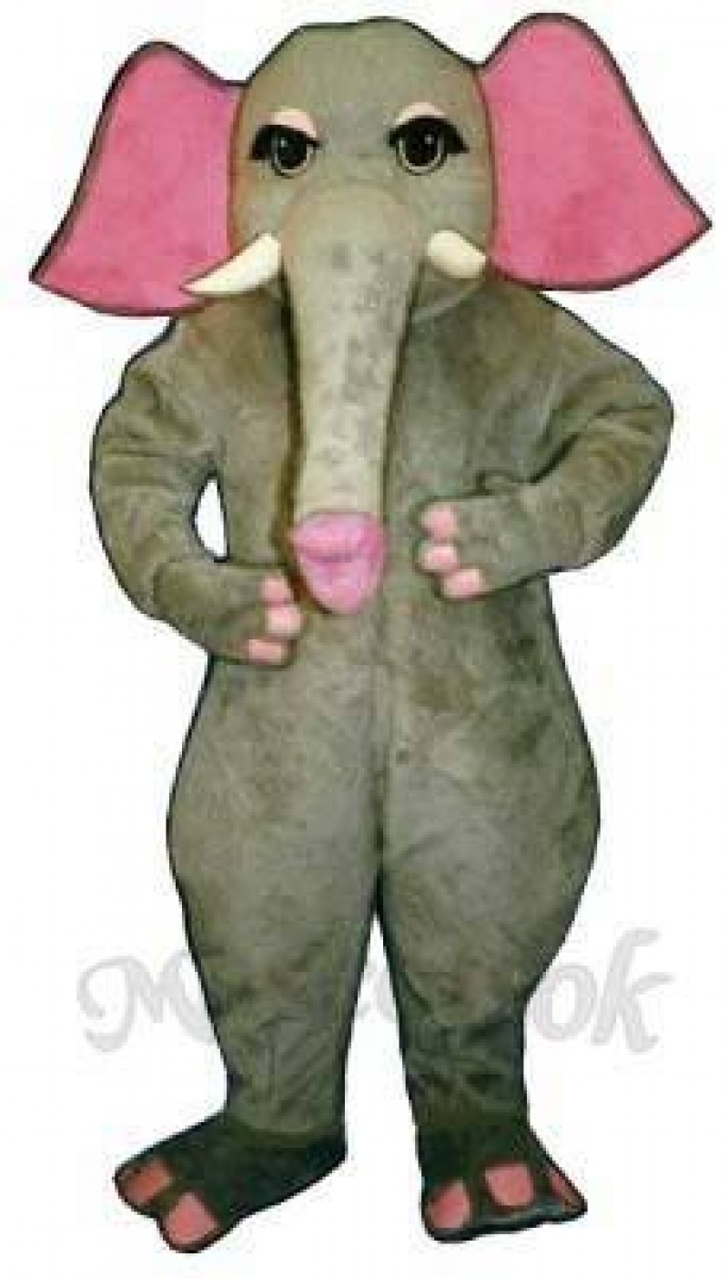 Girl Elephant Mascot Costume