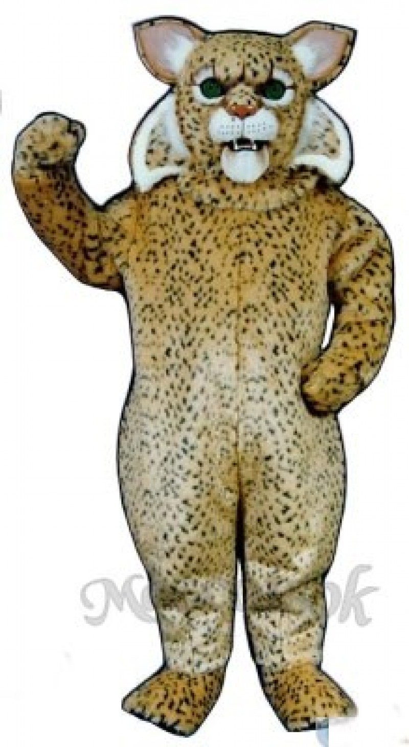 Cute Bobcat Cat Mascot Costume