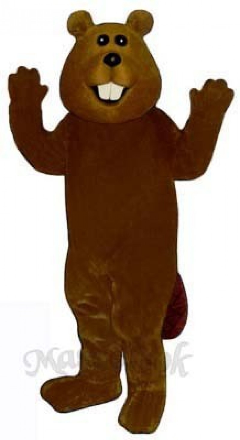 Charlie Beaver Mascot Costume
