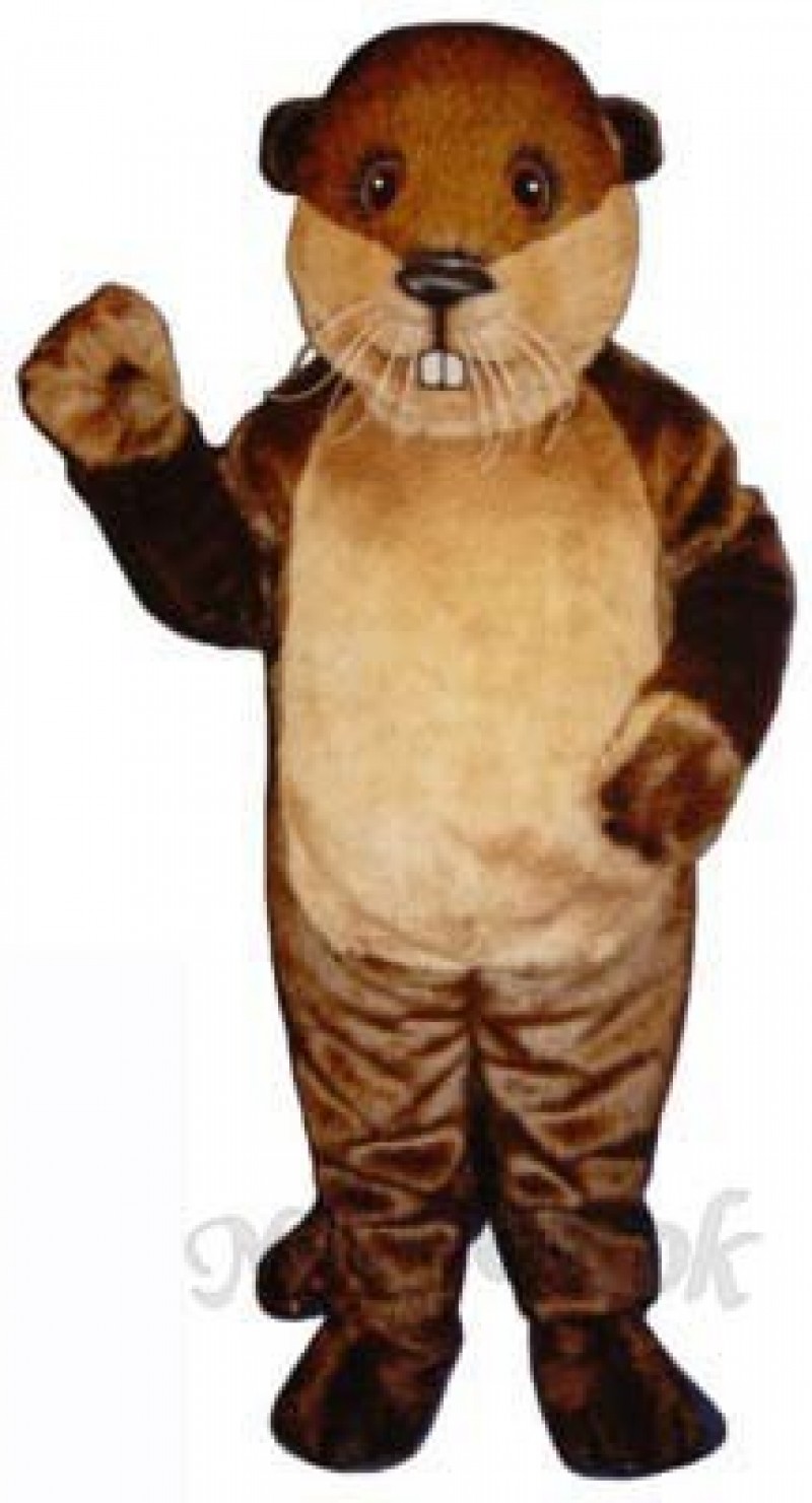 Benny Beaver Mascot Costume