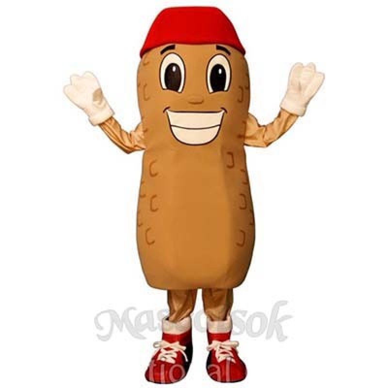Home Run Peanut with Hat & Shoes Mascot Costume