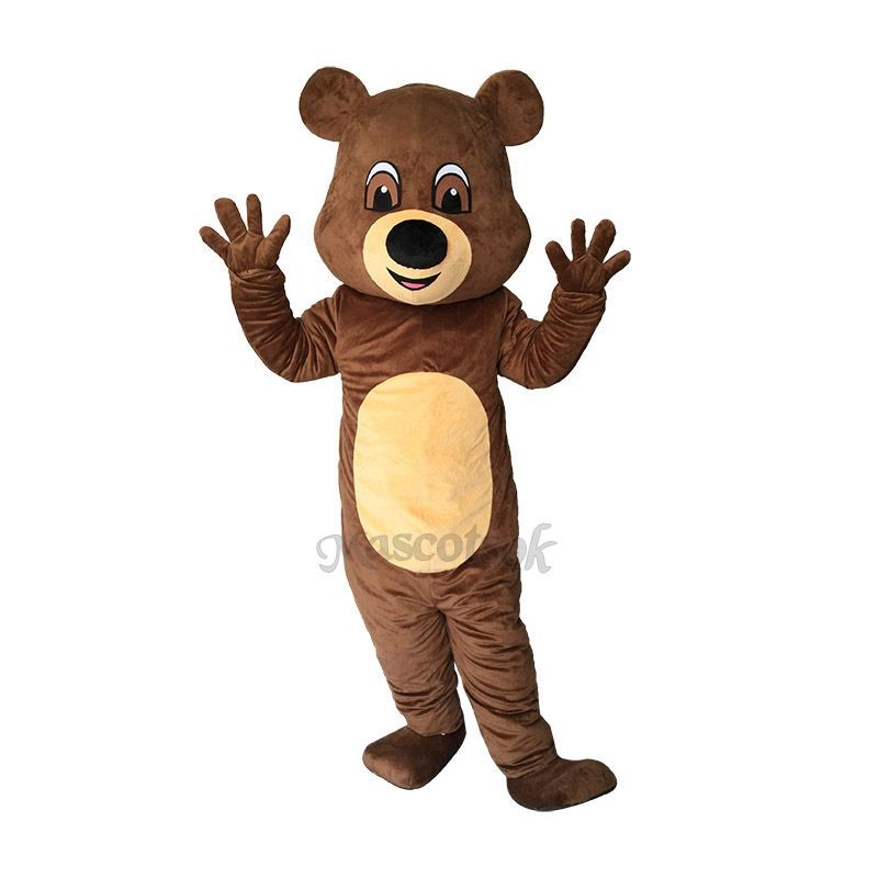 New Funny Brown Teddy Bear Mascot Costume