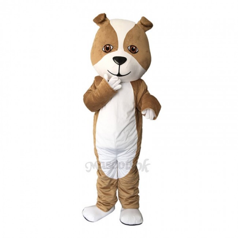 New Strong Grey British Bulldog Mascot Costume