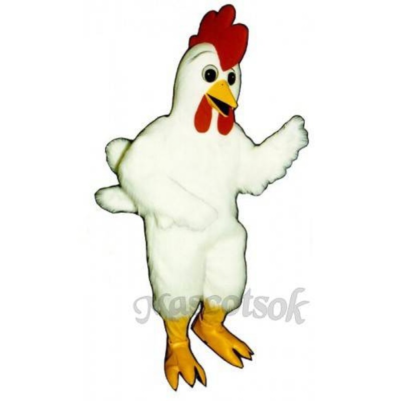 Cute Funky Chicken Mascot Costume