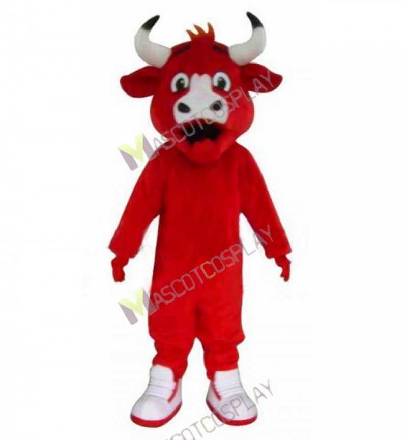 Chicago Bulls Benny The Bull Mascot Costume Red Bull Mascot