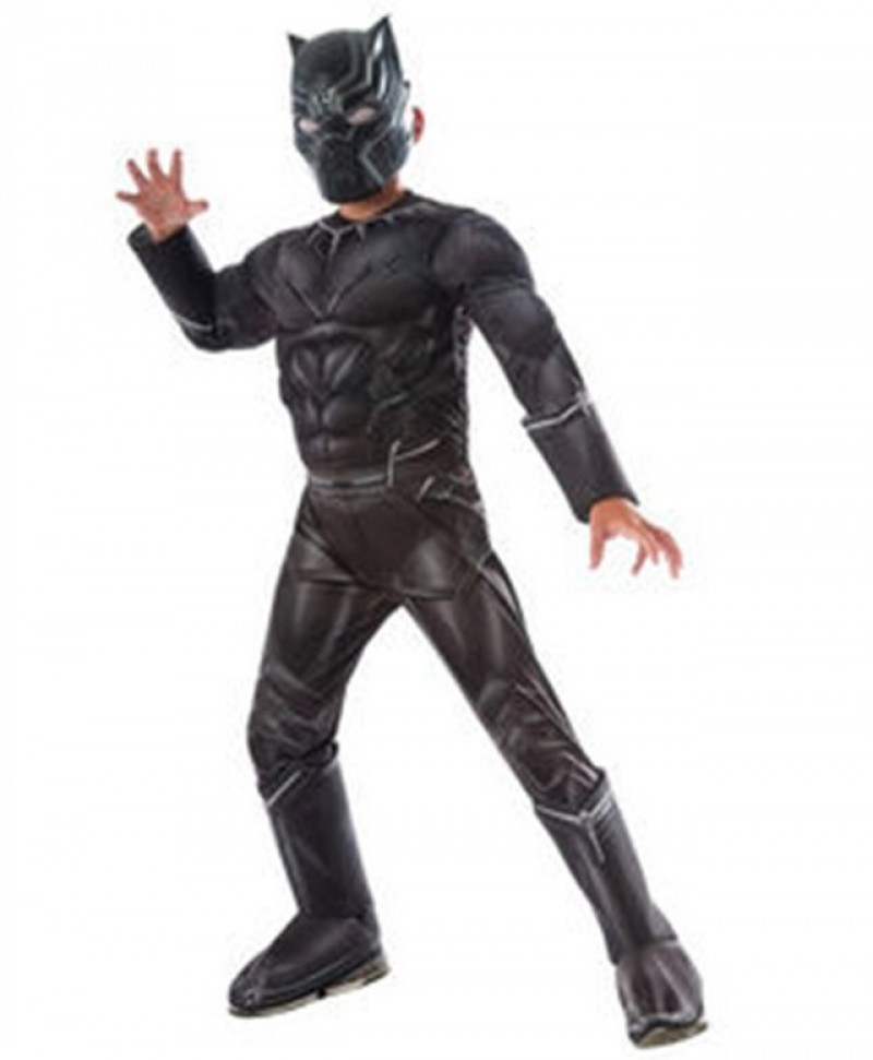 Boys Civil War Black Panther Deluxe Costume