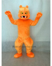 High Quality Orange Slimy Monster Mascot Costume