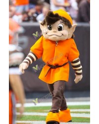 Brownie Elf Mascot Costume Sports Mascot of American Football Team Cleveland Browns