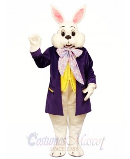 Wendell Purple Rabbit Easter Bunny Mascot Costume