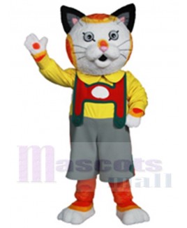 Huckle Cat mascot costume