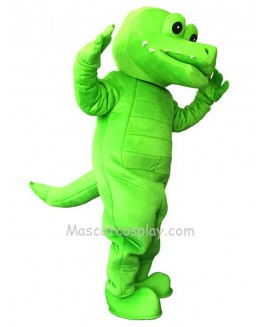 Green Firece Tuff Gator Mascot Costume