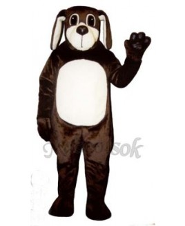 Cute Brown Dog Mascot Costume