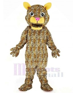 Leaping Leopard Mascot Costume Animal