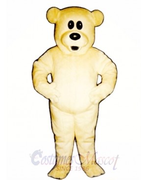 Cute Butterscotch Bear Mascot Costume
