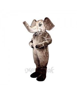 Tusked Elephant Mascot Costume