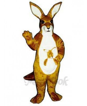 Kangaroo with Joey Mascot Costume