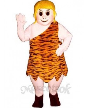Cave Boy Mascot Costume