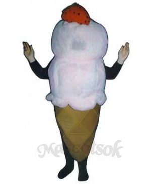 Ice Cream Cone Mascot Costume