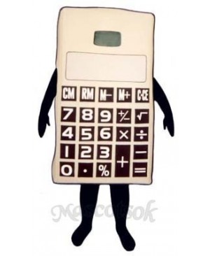 Calculator Mascot Costume