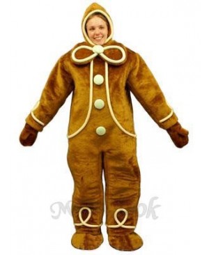 Ginger Bread with Hood Mascot Costume