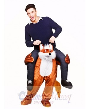 Carry Me Fantastic Fox Piggy Back Mascot Costume Ride On Funny Fancy Dress