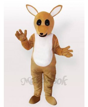 The Yellow Kangaroo Adult Mascot Costume