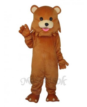 Bear Strange Mouth  Mascot Adult Costume