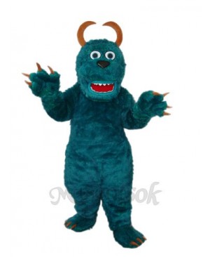 Dark Green Sulley Monsters Inc Mascot Adult Costume