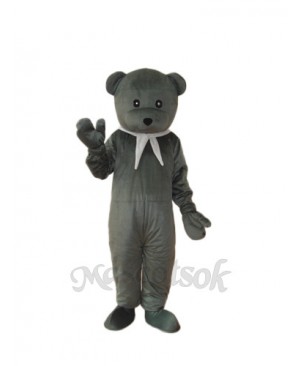 Gray Cook Bear Mascot Adult Costume