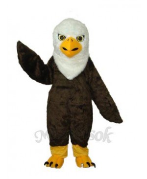 Long Wool Eagle Mascot Adult Costume