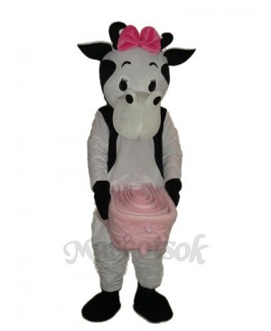 No.4 Cow Mascot Adult Costume
