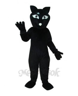 Black Fox Mascot Adult Costume