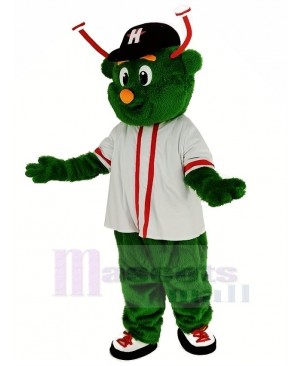 Astros Aliens with White T-shirt Mascot Costume