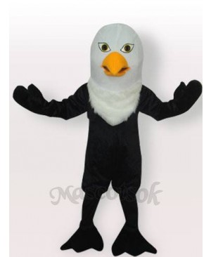 Black Eagle Short Plush Adult Mascot Costume