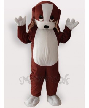 Dog Short Plush Adult Mascot Costume