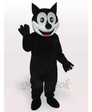 Happy Cat Short Plush Adult Mascot Costume
